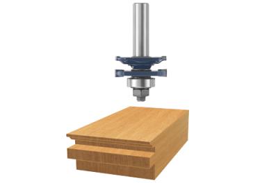 1-5/8 In. x 13/16 In. Carbide Tipped Ogee Rail Bit