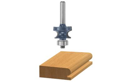 Carbide Tipped 1/8 Edgebead w/BB 2 Flute 1/4 Shank