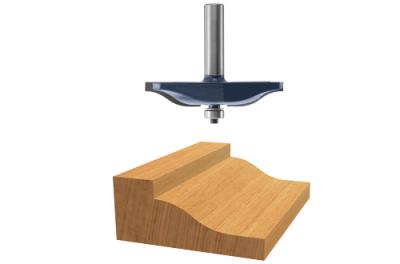 2-1/2 In. x 5/8 In. Carbide Tipped Ogee Raised Panel Bit
