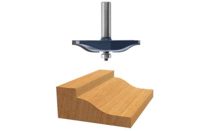 3-3/8 In. x 9/16 In. Carbide Tipped Ogee Raised Panel Bit