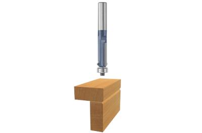 1/2 In. x 1 In. Carbide Tipped Flush Trim V-Groove Bit