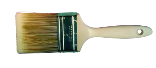 4" Wall Brush - White Bristle Fill, Wood Handle - Box Qty 5