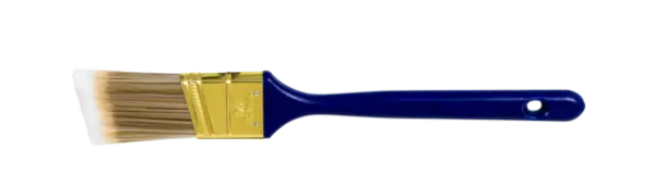 1-1/2" Wall Brush - Angular - Poly/Nylon Fill, Blue Plastic Handle - Box Qty 10