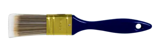 1-1/4" Wall Brush - Poly/Nylon Fill, Blue Plastic Handle - Box Qty 20
