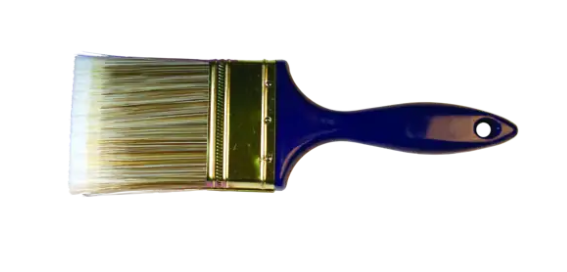 3" Wall Brush - Poly/Nylon Fill, Blue Plastic Handle - Box Qty 10