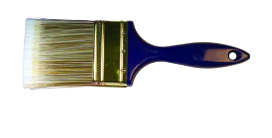 2" Wall Brush - Poly/Nylon Fill, Blue Plastic Handle - Box Qty 20