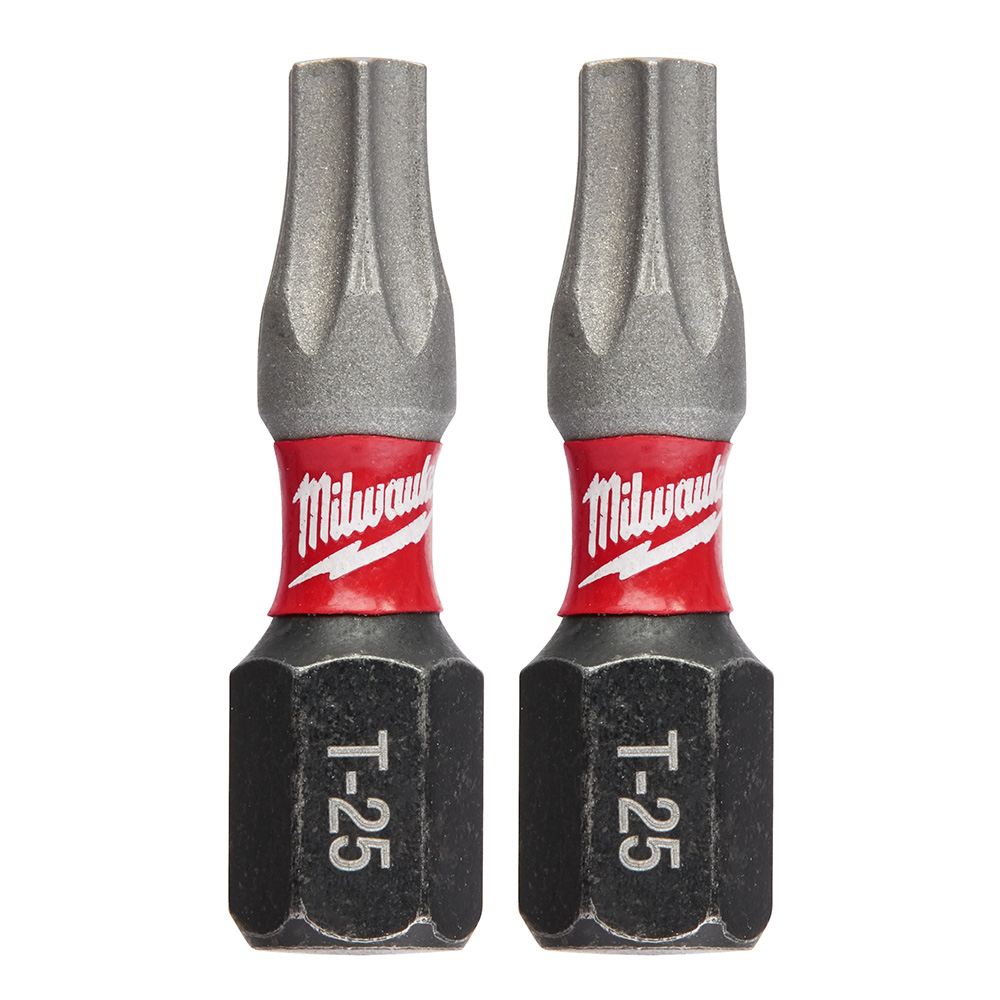 SHOCKWAVE 2 Piece Impact Torx T25 Insert Bits - 2 Pack
