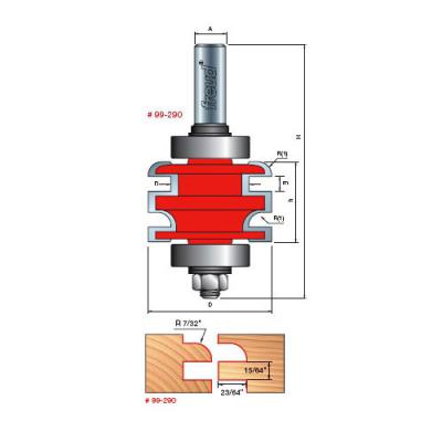 2-Inch Dia. One-Piece Rail & Stile Router Bit