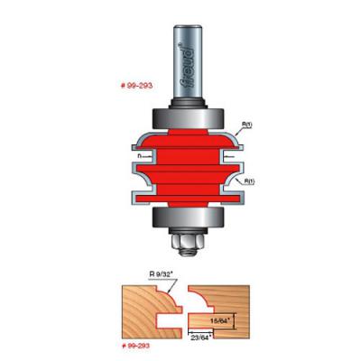 2-Inch Dia. One-Piece Rail & Stile Router Bit