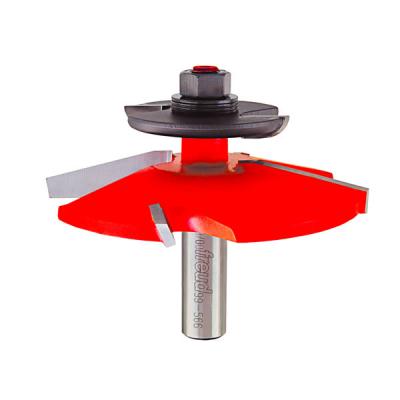 3-1/2" (Dia.) Raised Panel Bit w/Backcutters (Quadra-Cut) 