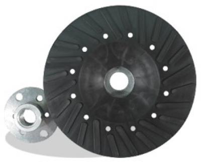 4 x M10 x 1.25 Backup Pad for Fiber Discs, Spiral-Faced