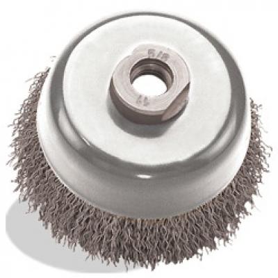 6 x .015 x 5/8-11 Crimped Cup, Tempered Wire