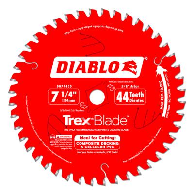 7-1/4 in. x 44 Tooth Composite Material/Plastics TrexBlade