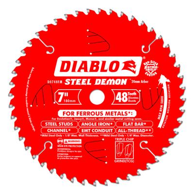 7 IN. x 48 Tooth Steel Demon Metal Cutting Saw Blade