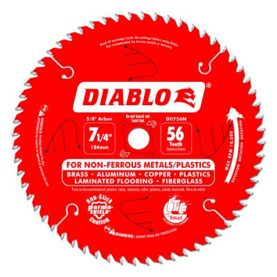 7-1/4 IN. x 56 Tooth Non-Ferrous Metals/Plastics Saw Blade