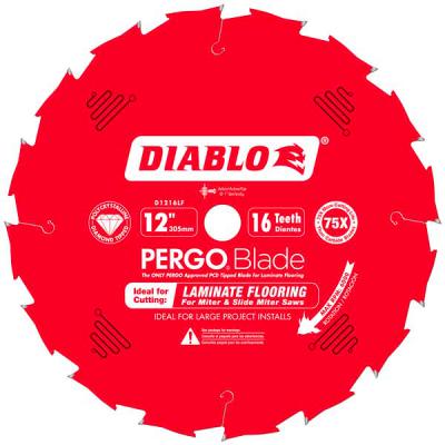 12 in. x 16 Tooth (PCD) Laminate Flooring PERGOBlade 