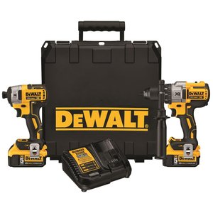 20V MAX* XR LITHIUM ION BRUSHLESS PREMIUM HAMMERDRILL & IMPACT DRIVER COMBO KIT (5.0AH)