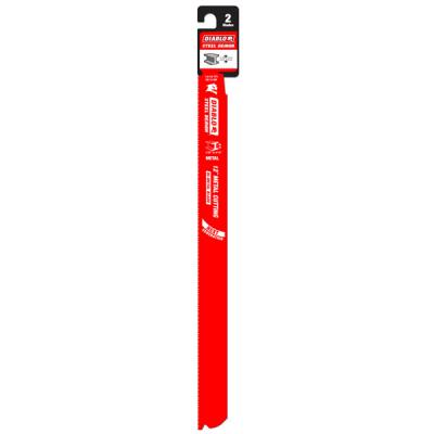 12" Steel Demon Bi-Metal Recip Blade for Metal (3/32" to 5/16") (2 pk)