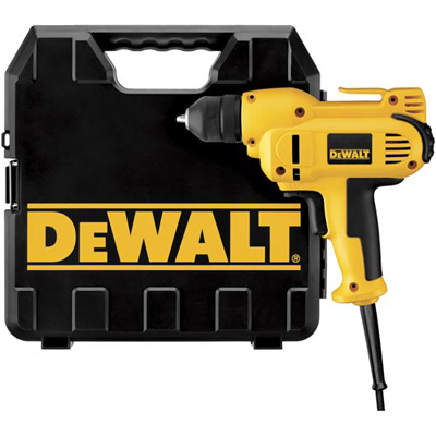 3/8" (10mm) VSR Mid-handle Drill Kit with Keyless Chuck