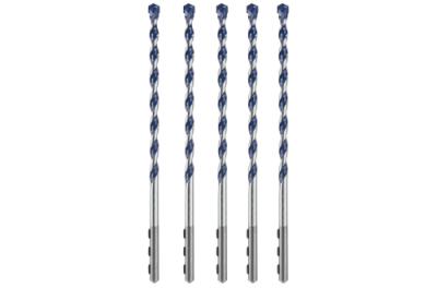 1/4 In. x 6 In. BlueGranite™ Turbo Carbide Hammer Drill Bits (5 Pack)