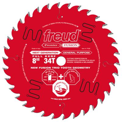 8" 34T Premier Fusion General Purpose Blade