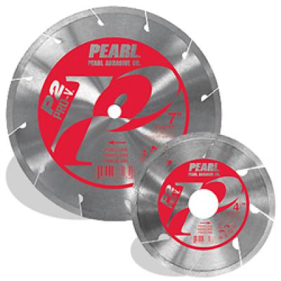 4 x .060 x 7/8, 20MM,5/8" Pearl P2 Pro-V™ Dry Porcelain Blade, 8mm Rim