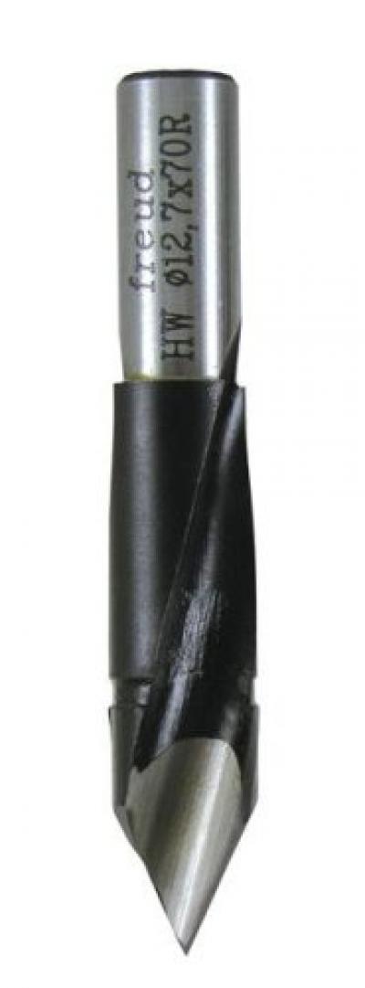 Industrial Carbide Tipped Through Hole Boring Bit Right Hand- 7mm Diameter- 10mm Shank- 70mm Length