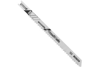 5 pc. 4 In. 10 TPI Accurate Wood with Nails Cutting U-shank Jig Saw Blades