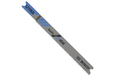 5 pc. 3-1/8 In. 17-24P TPI Basic for Metal U-shank Jig Saw Blades