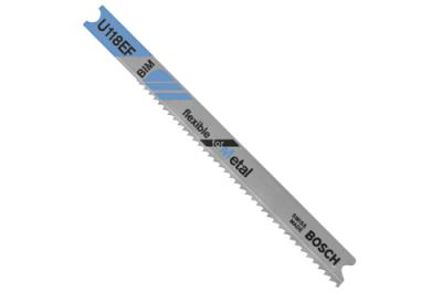 5 pc. 3-1/8 In. 14-18 Progressive TPI Flexible for Metal U-shank Jig Saw Blades