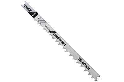 5 pc. 4 In. 6 TPI Progressive Tooth Speed for Hardwood U-shank Jig Saw Blades