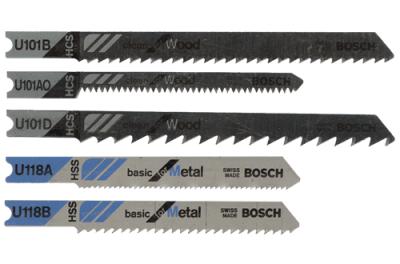 5 pc. Assortment U-shank Jig Saw Blade Set for Wood and Metal