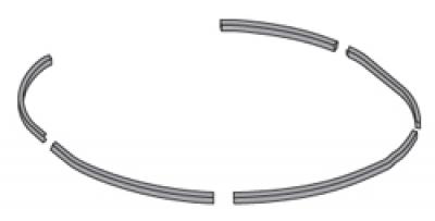 Delrin seal strip for 4-1/2" Vacu-Guard™ (all)