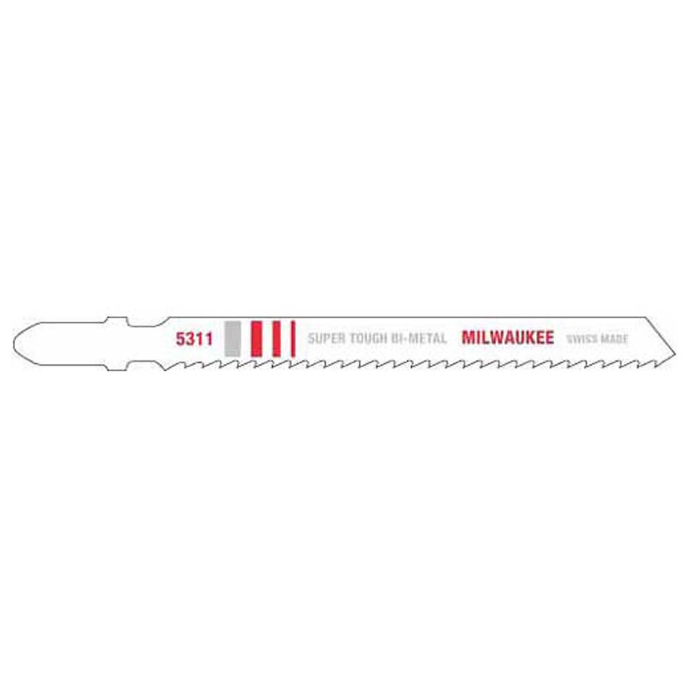4 in. 10 TPI Bi-Metal Jig Saw Blade - 5 Pack
