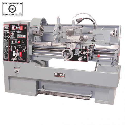 KING 16" x 40" high precision Toolroom metal lathe with taper attachment