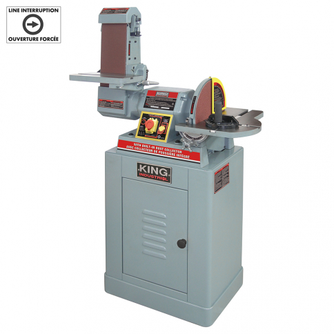 6" X 48" BELT & 12" DISC SANDER WITH BUILT-IN DUST COLLECTOR