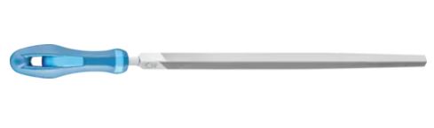 Three Square File 8" Second Cut with Handle Retail - BOX QTY 5