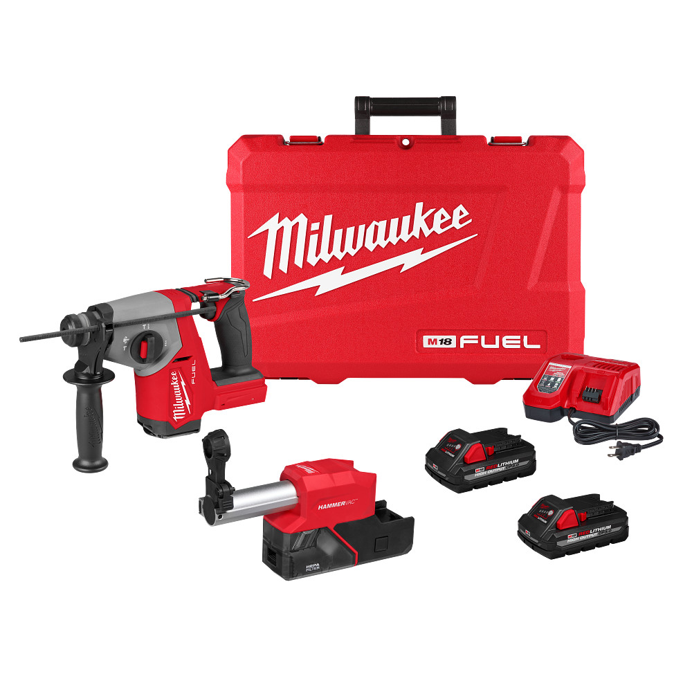 M18 FUEL™ 5/8" SDS Plus Rotary Hammer w/ Dust Extractor Kit