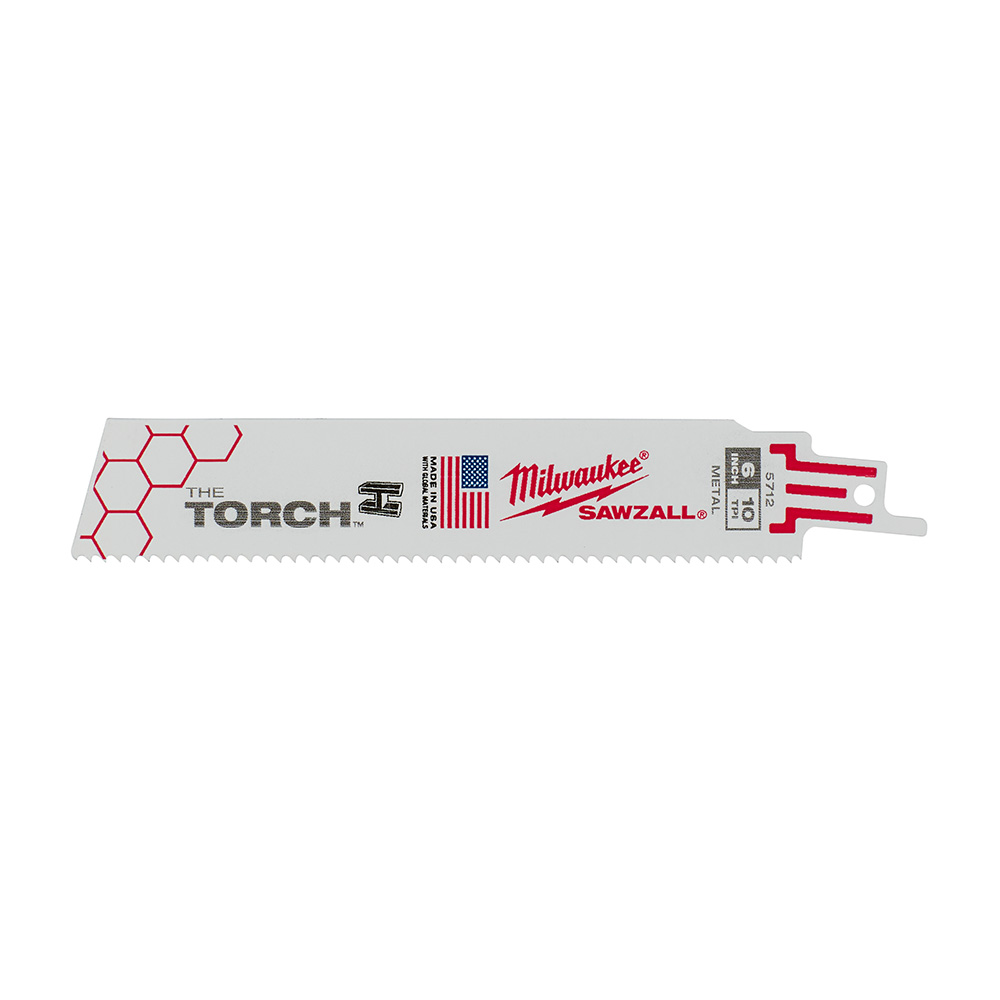 6 in. 10 TPI THE TORCH SAWZALL Blades - 25 Pack