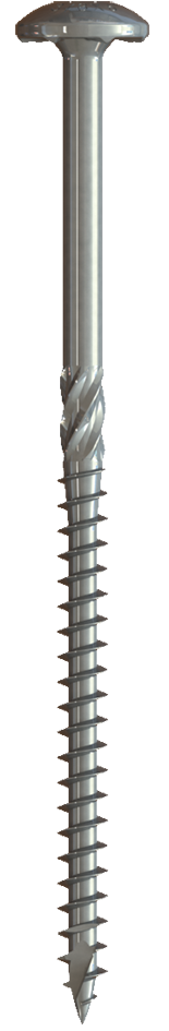 STAINLESS STEEL CONSTRUCTION SCREWS 1/4 X 2" (800PCS)