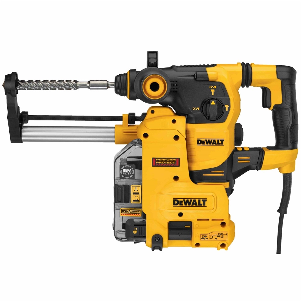 1-1/8 IN. SDS PLUS ROTARY HAMMER KIT WITH ONBOARD DUST EXTRACTOR