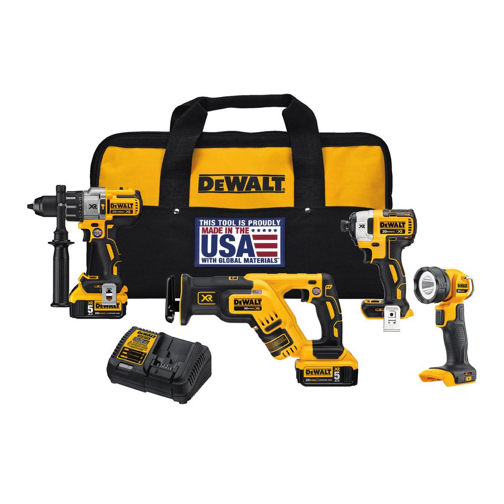 20-Volt MAX XR Lithium-Ion Cordless Combo Kit