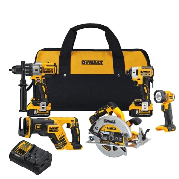 20V MAX* XR® 5-TOOL COMBO KIT