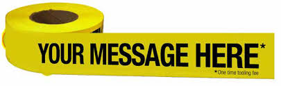 6" Custom Yellow SHIELDTEC® Standard Non-Detectable Underground Tape