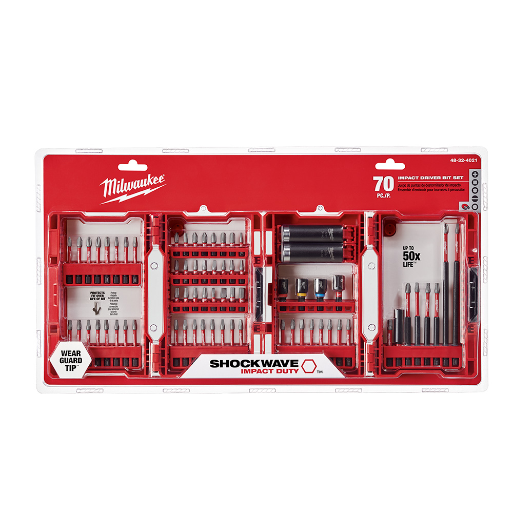 SHOCKWAVE Impact Drill and Drive Set - 70 Piece