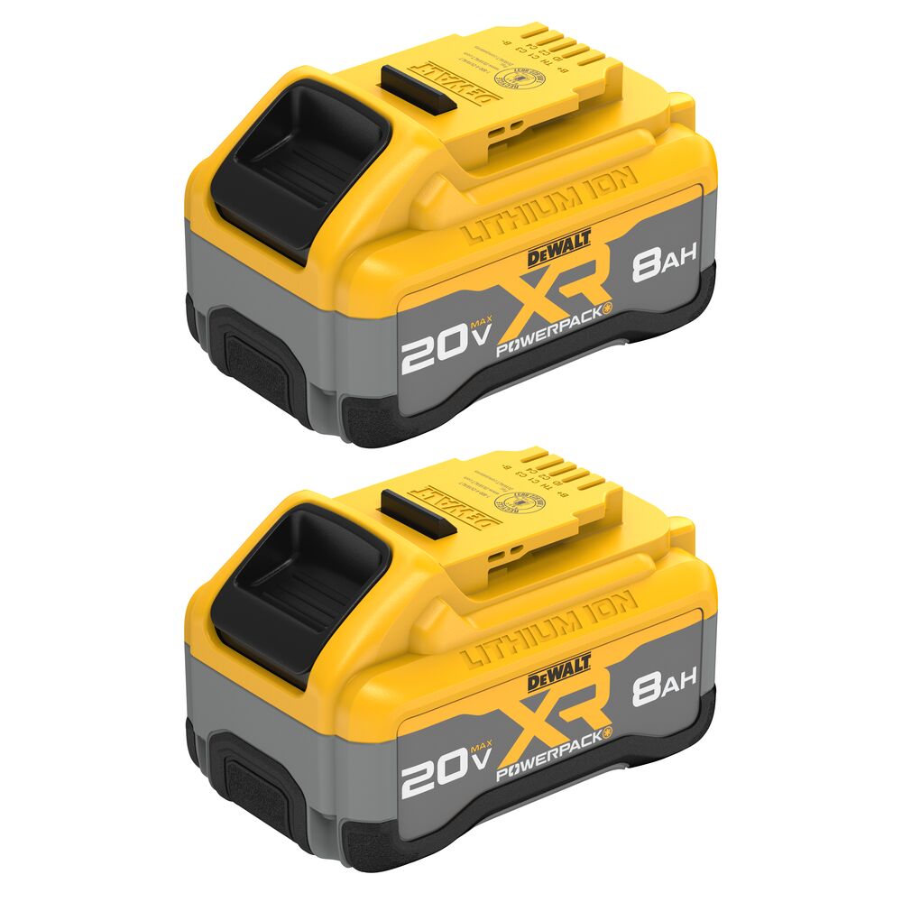 20V MAX* XR POWERPACK™ 8.0Ah Battery (2 Pack)