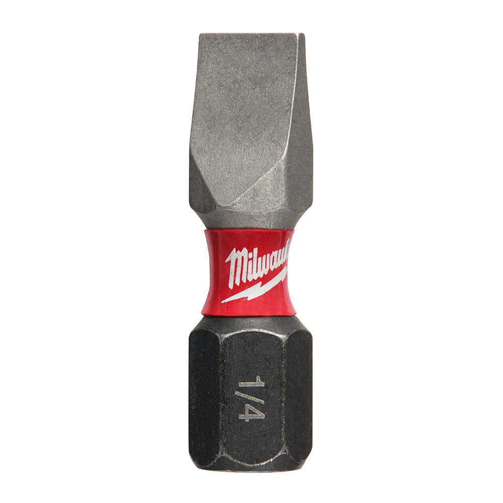 SHOCKWAVE Impact Slotted 1/4 in. Insert Bit - 25 Pack