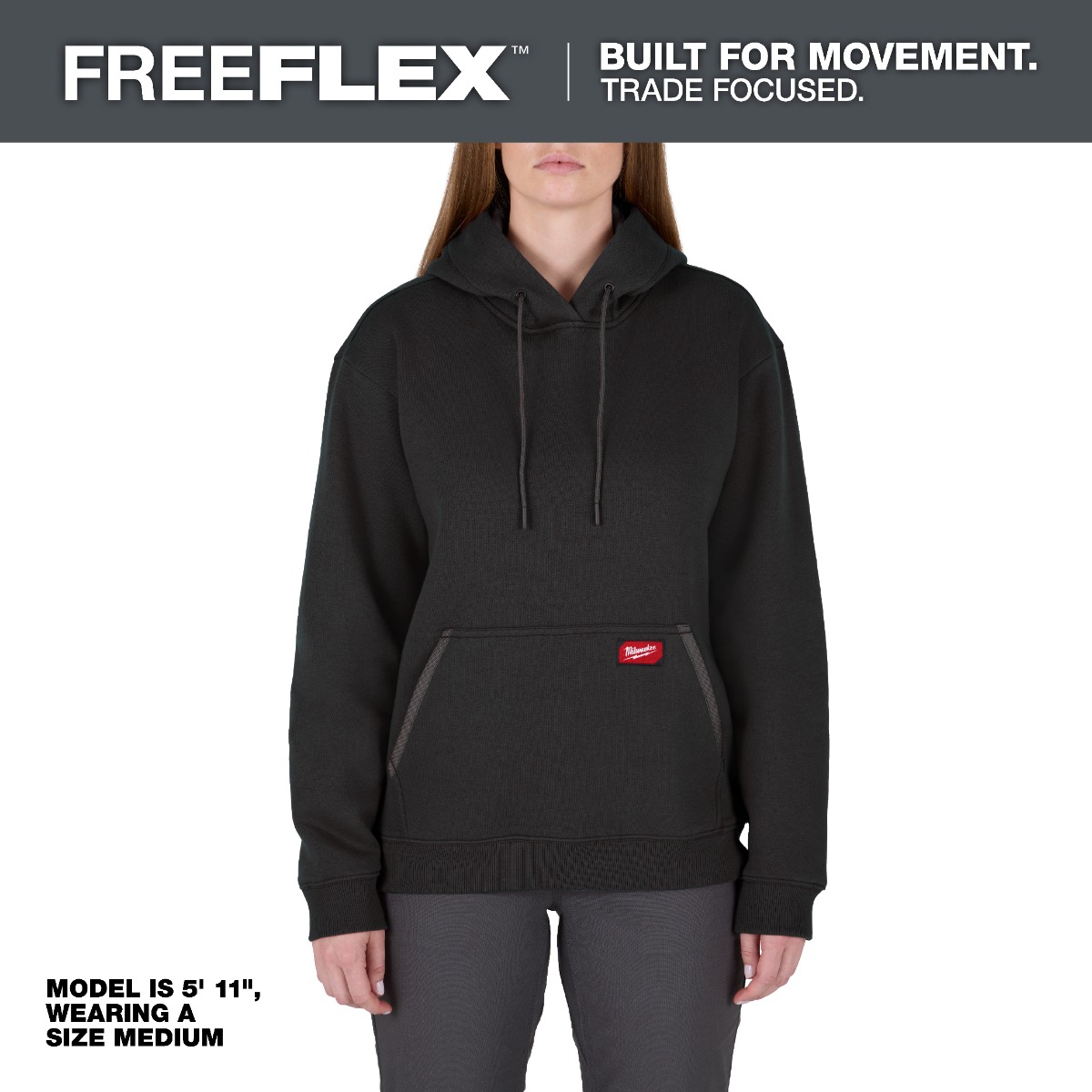 Women's FREEFLEX™ Pullover Hoodie  - Black