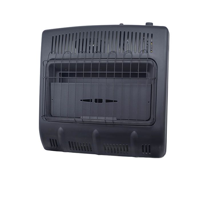 Vent Free Natural Gas Garage Heater 30,000 BTU/Hr. (Black)