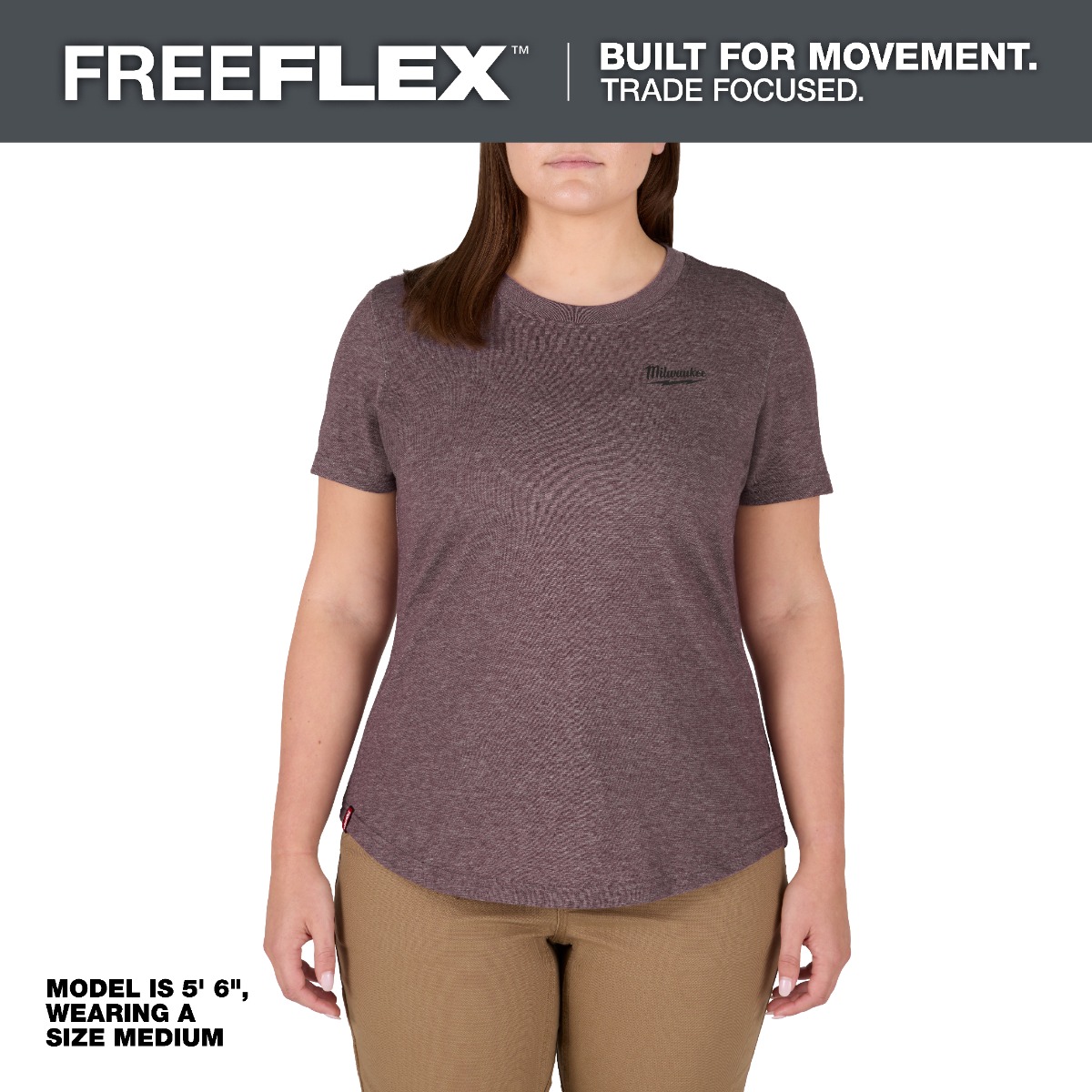Women's FREEFLEX™ Hybrid Tee - Short Sleeve Purple